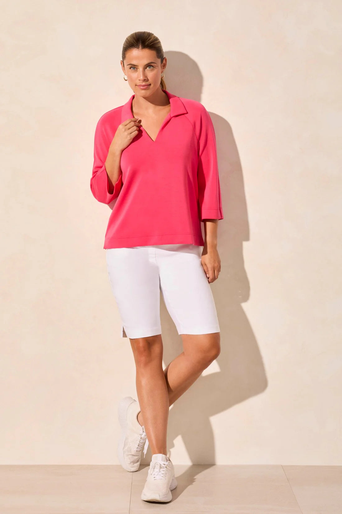 Techno Lux Johnny Collar Polo Top. Style TR2137O-3390