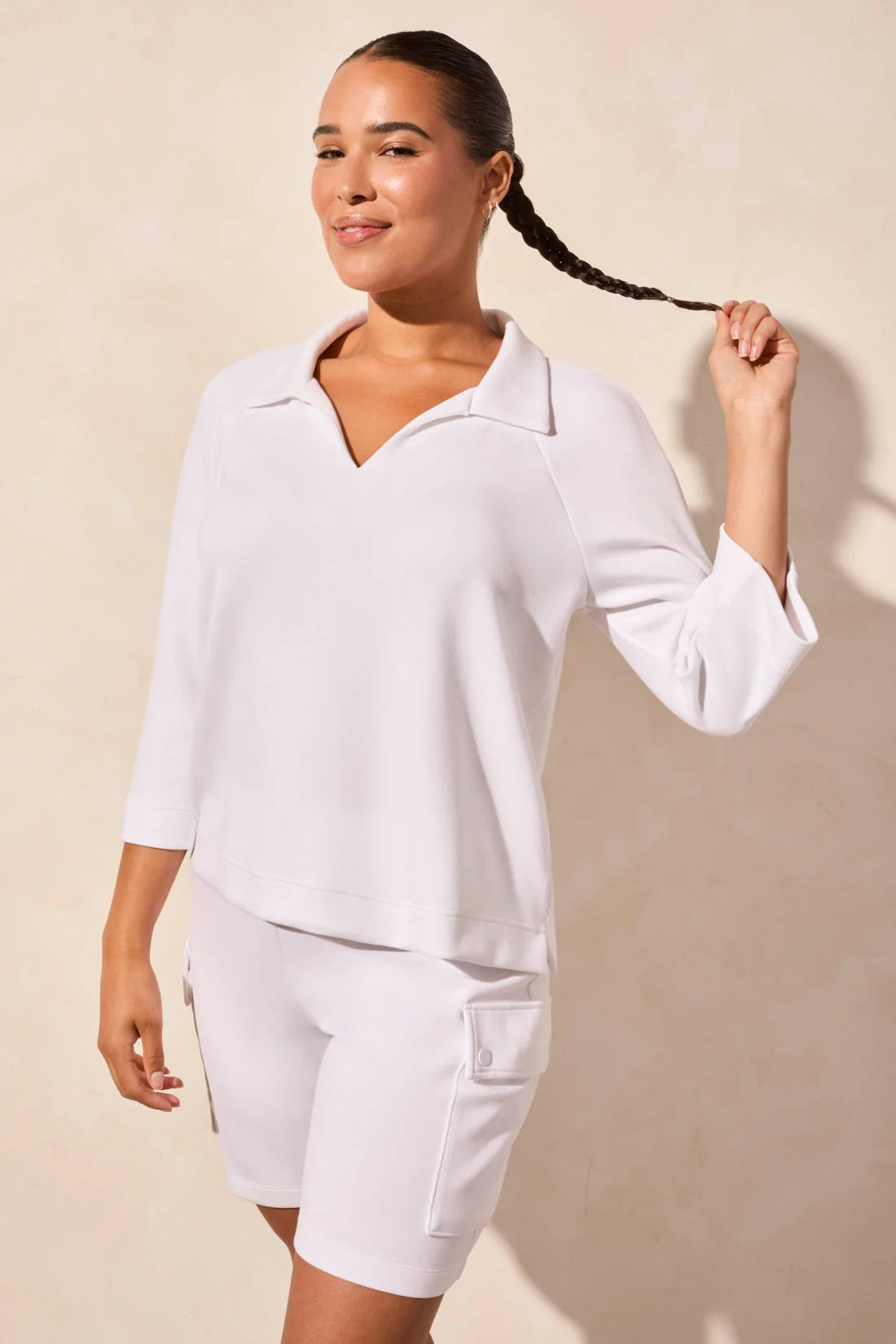 Techno Lux Johnny Collar Polo Top. Style TR2137O-3390