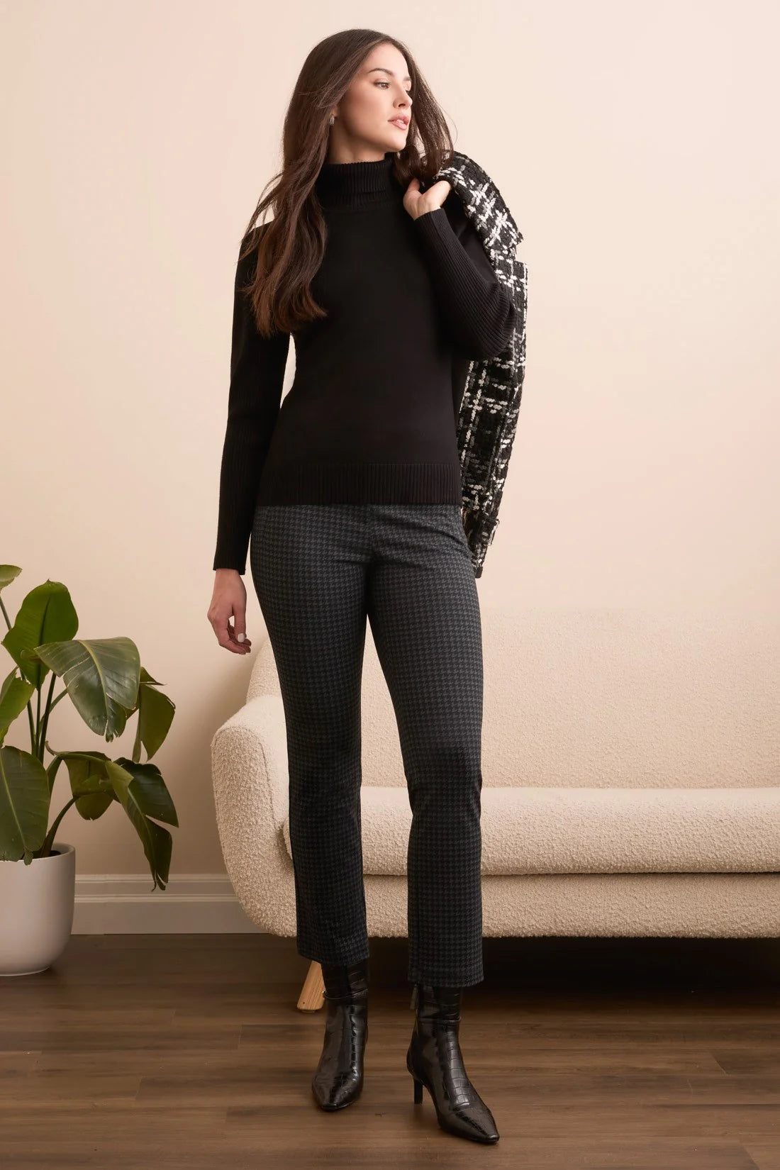 Turtleneck Long Sleeve Soft Sweater. Style TR2292O-835