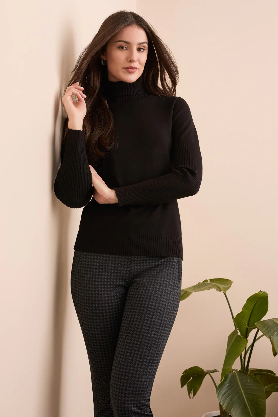 Turtleneck Long Sleeve Soft Sweater. Style TR2292O-835