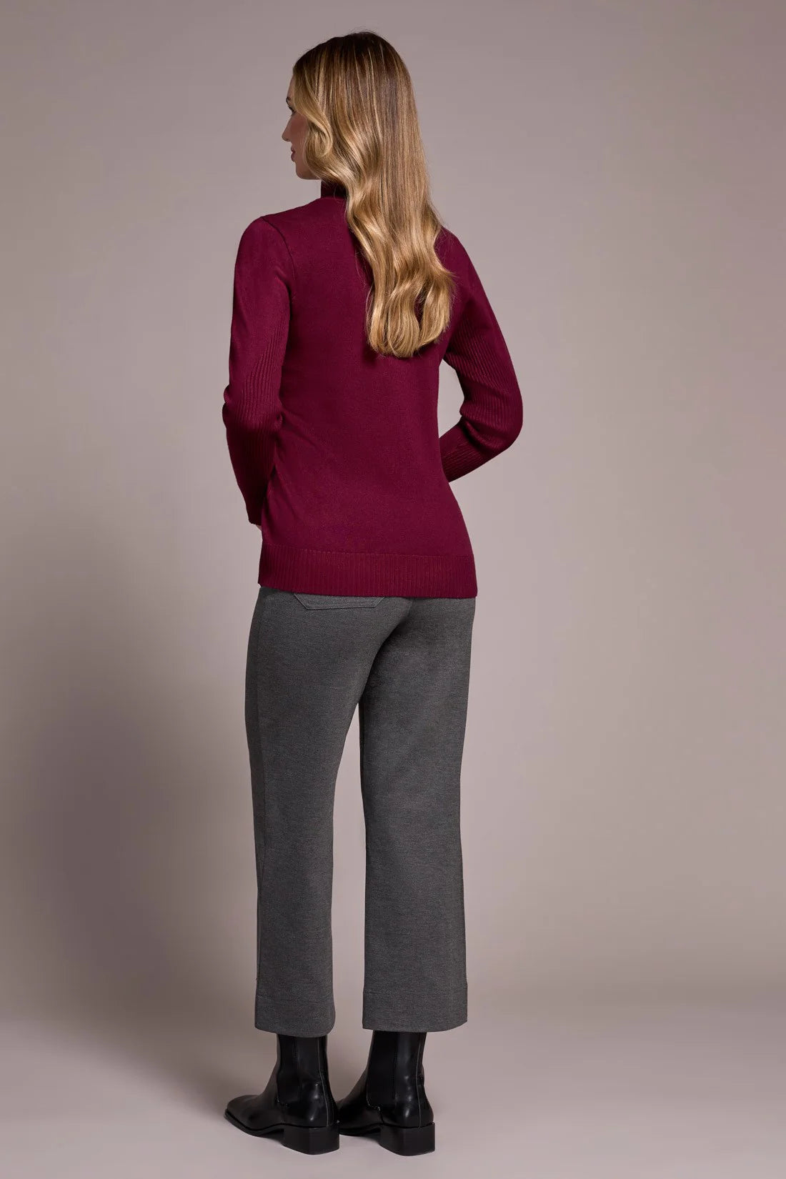 Turtleneck Long Sleeve Soft Sweater. Style TR2292O-835