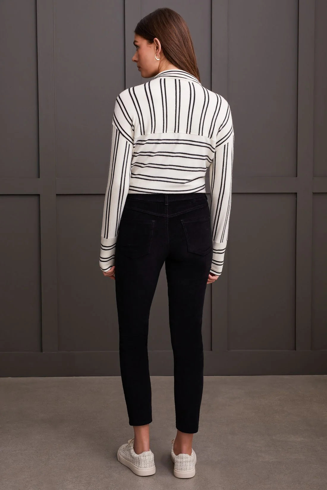 Pull On Corduroy Ankle Pant. Style TR5580O-4989
