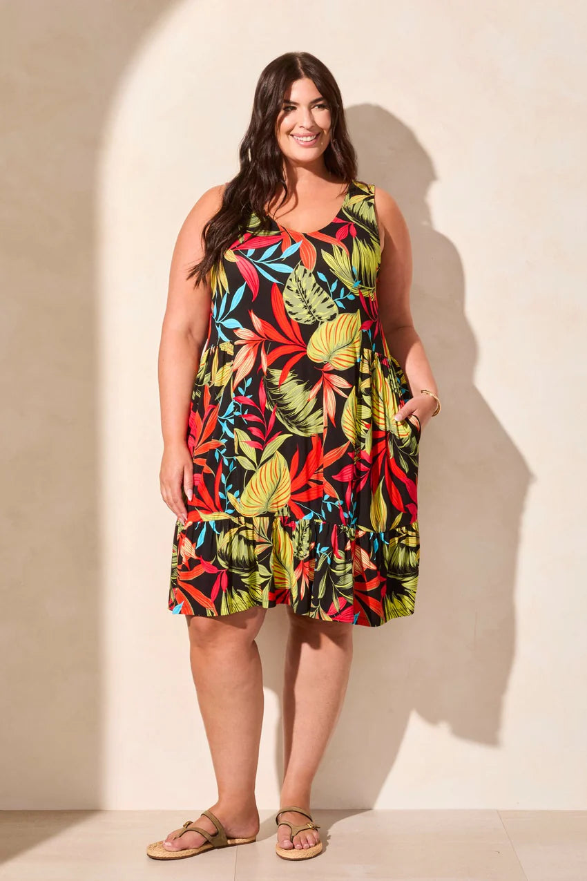 Size Inclusive Sleeveless Dress. Style TR1340V-3457