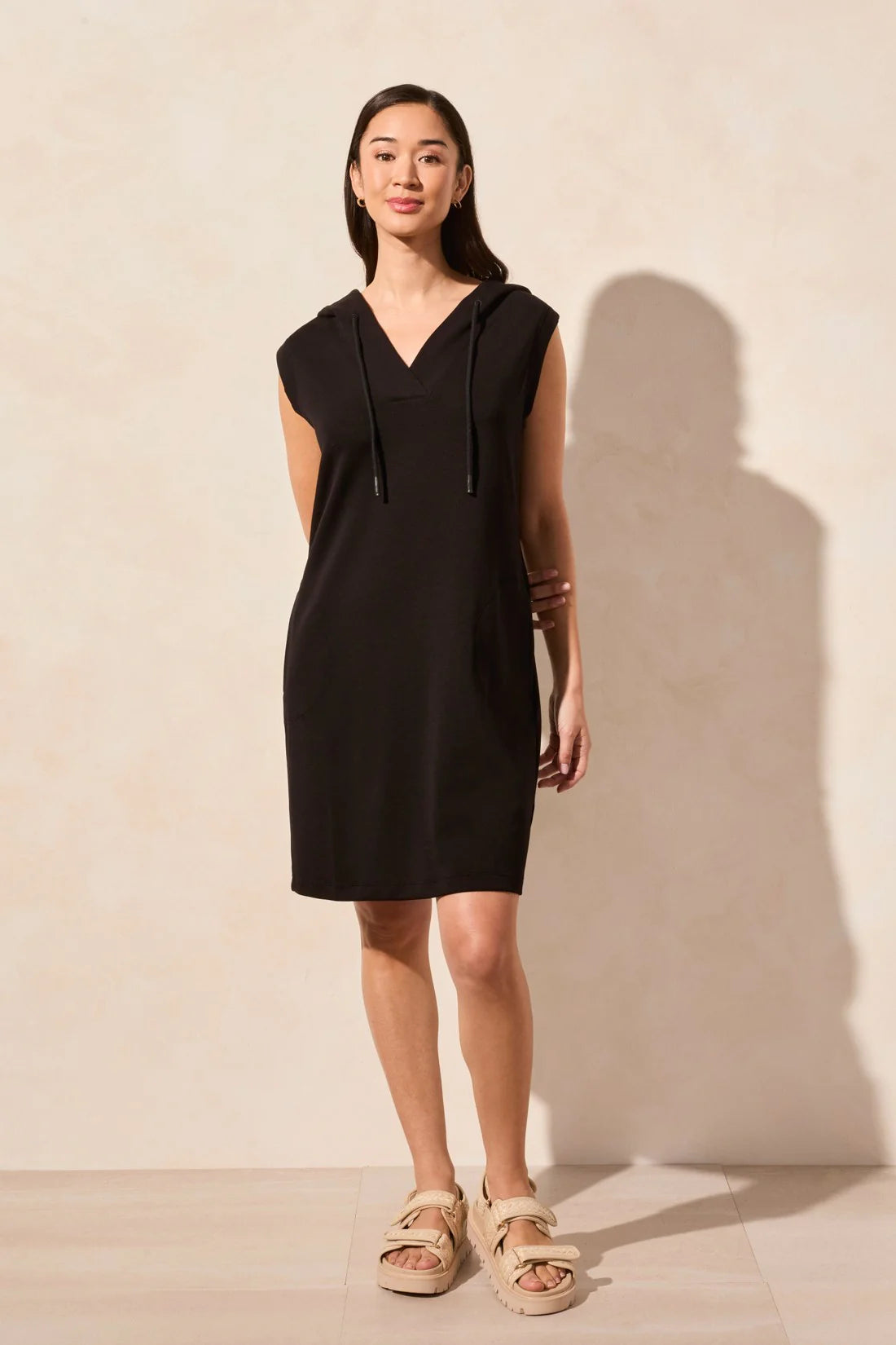 Techno Lux Sleeveless Hooded Dress. Style TR2069O-3390