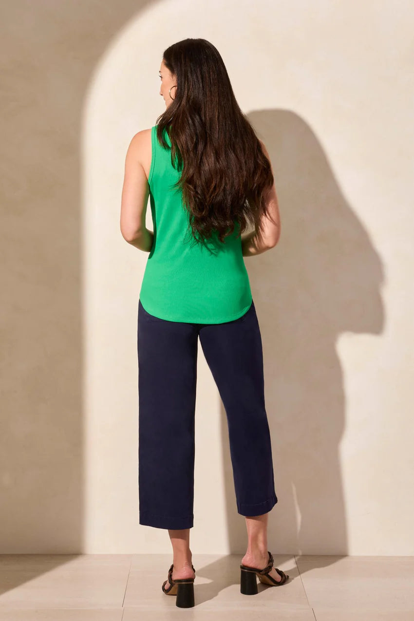 Solid Cotton Henley Tank. Style TR5361O-4926