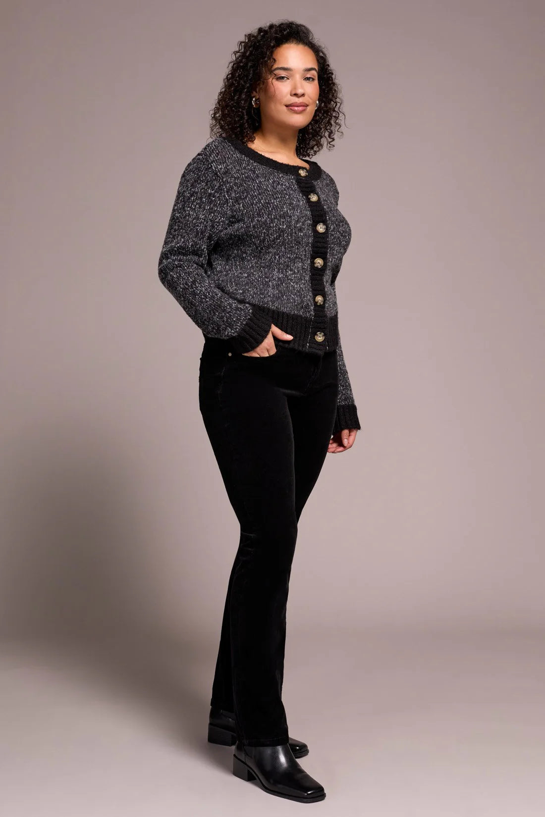 Straight Leg Stretch Cordoroy Pants. Style TR2307O-3779