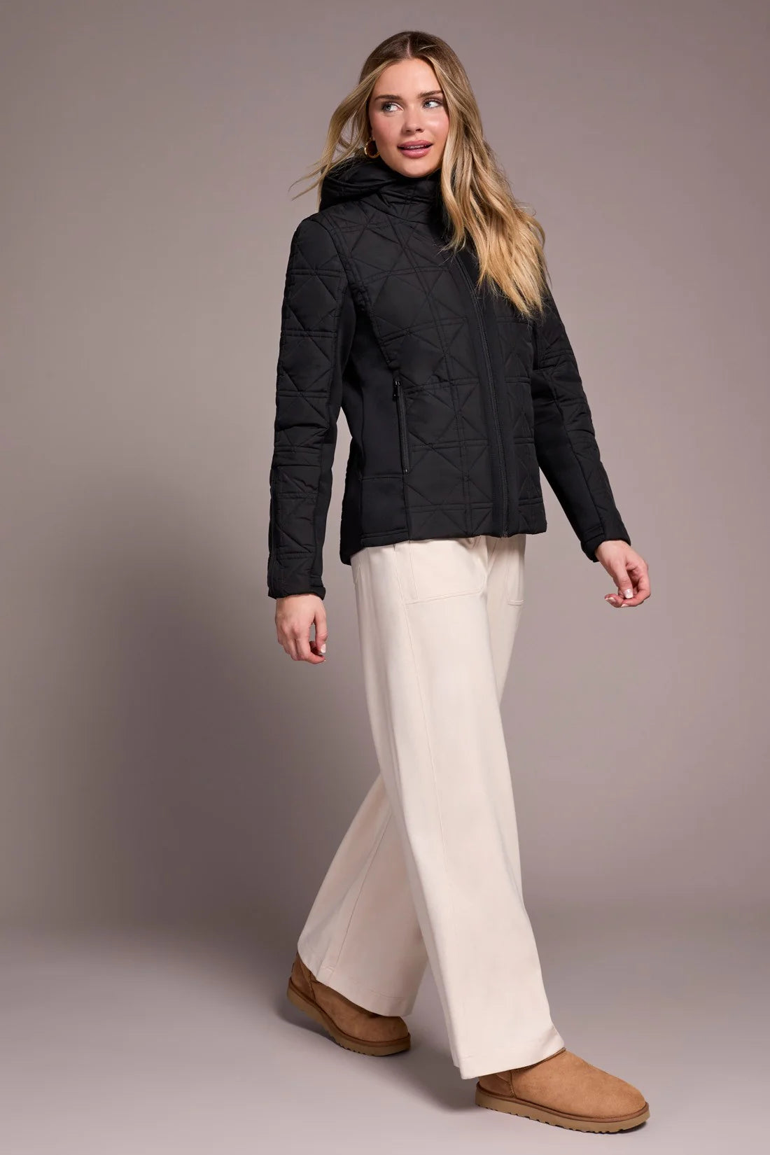 Water Repellant Textured Woven Jacket. Style TR2353O-3789