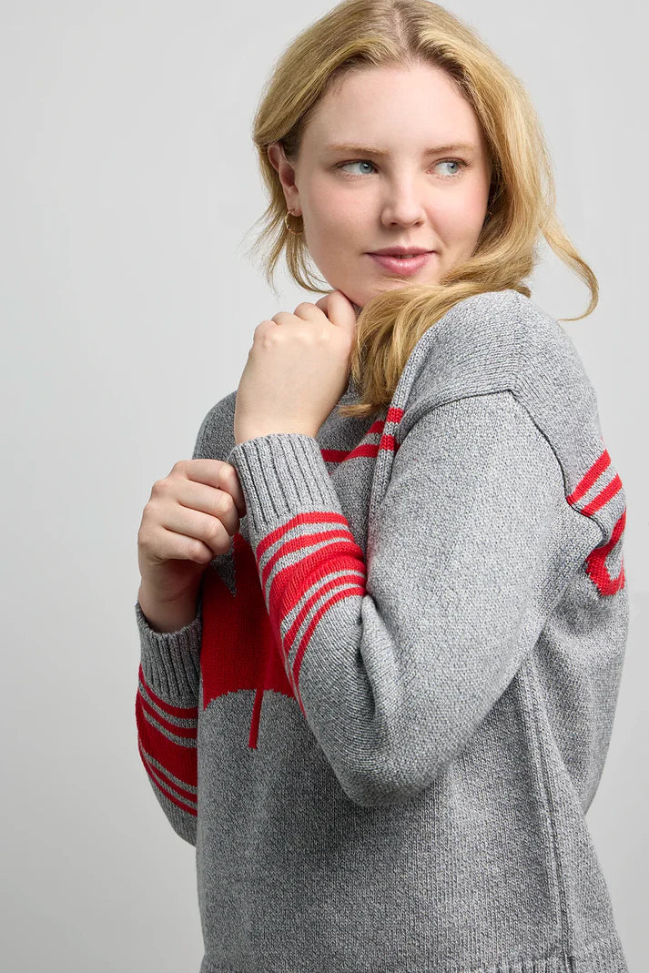 True Maple Leaf Knit Sweater. Style CKI5210