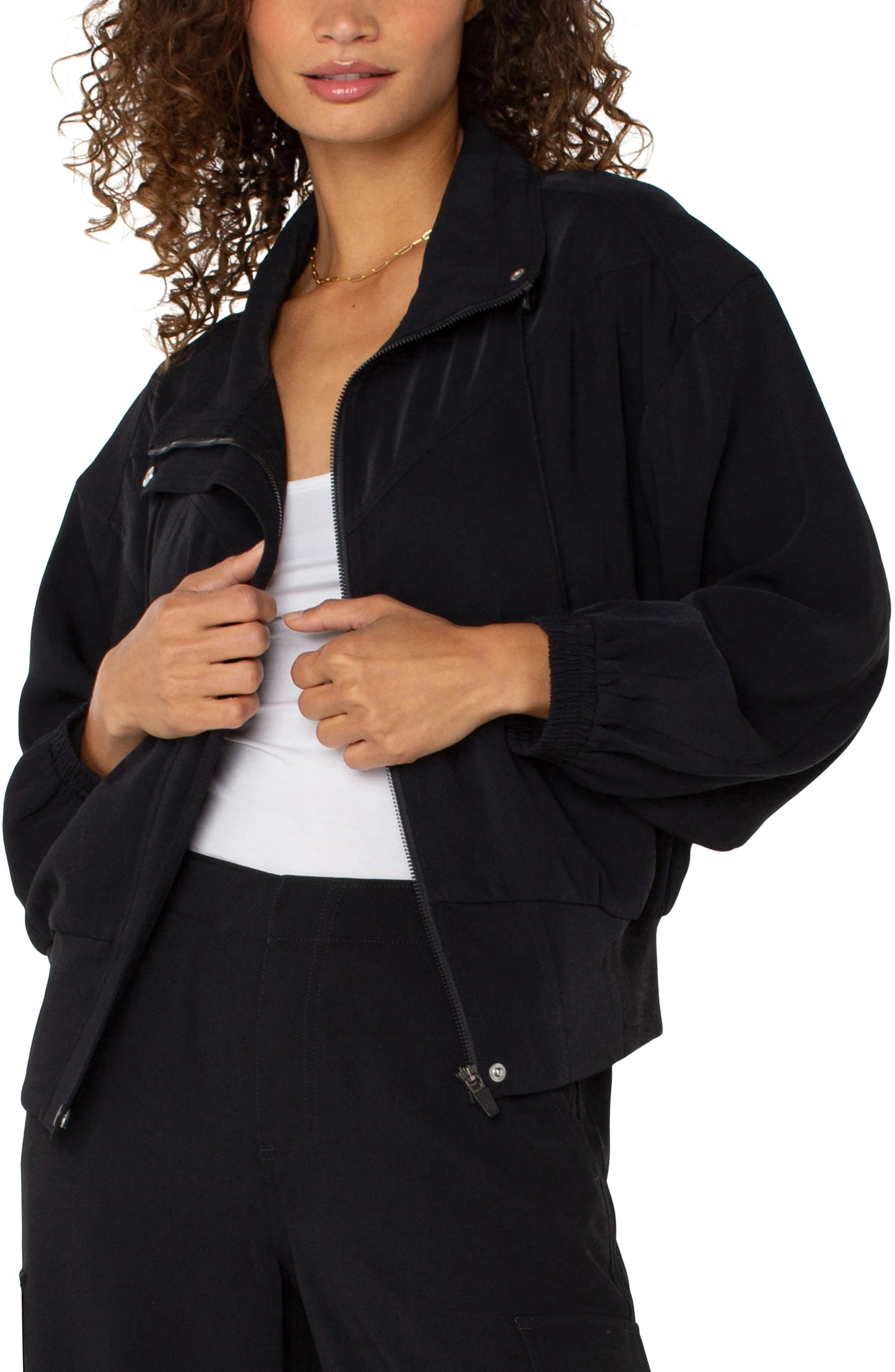 Zip Up Dolman Jacket. Style LVM1A30MP3