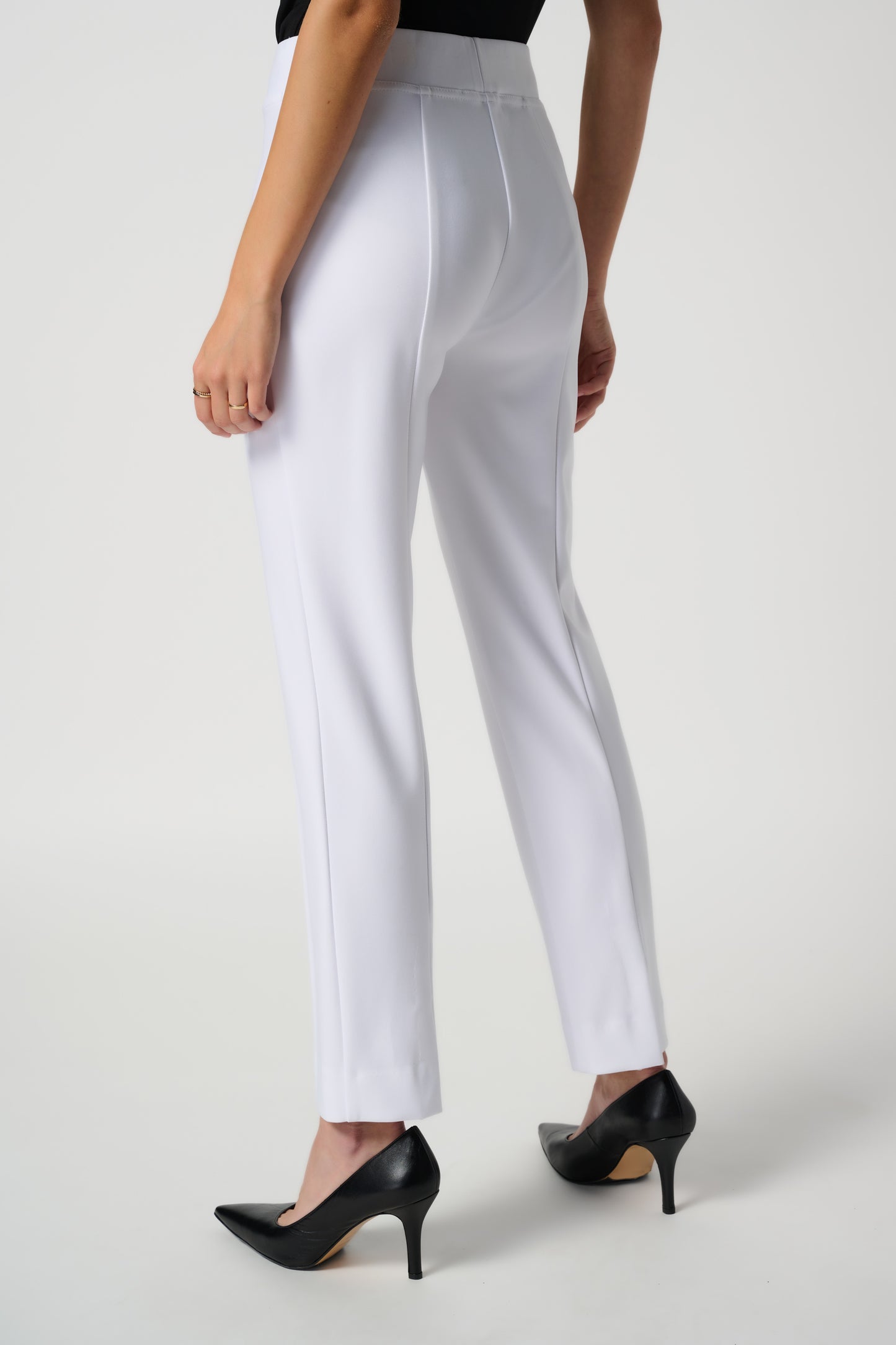 Pull On Ankle Slit Pant in Multiple Colours. Style JR143105