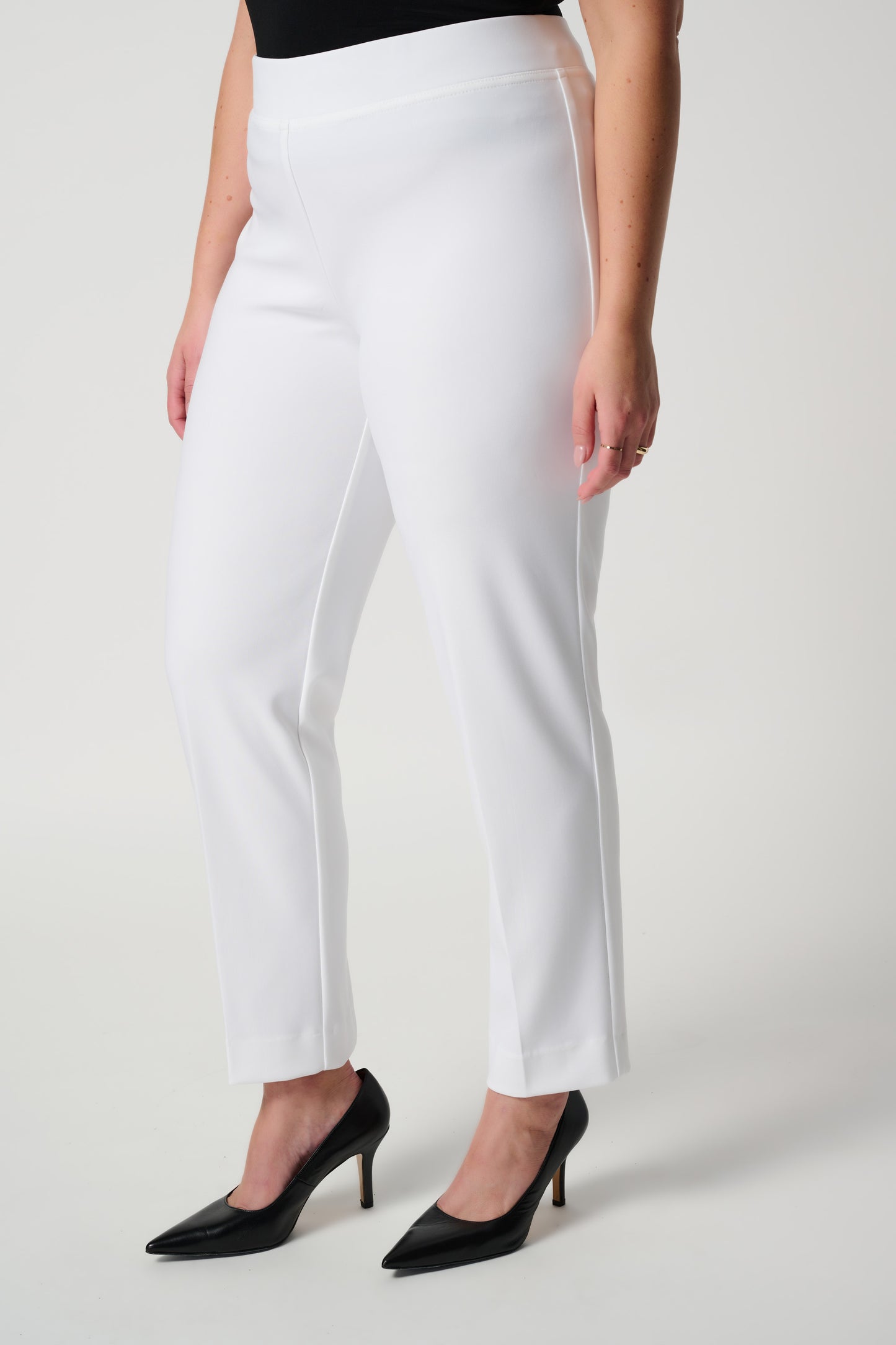 Pull On Ankle Slit Pant in Multiple Colours. Style JR143105