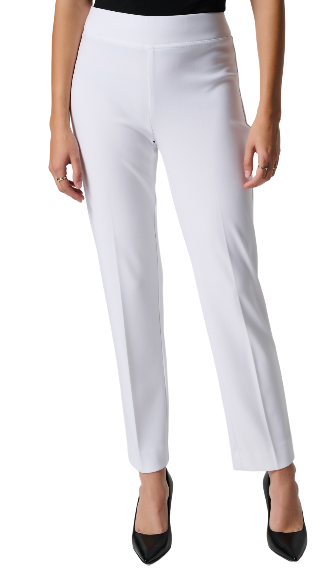 Pull On Ankle Slit Pant in Multiple Colours. Style JR143105