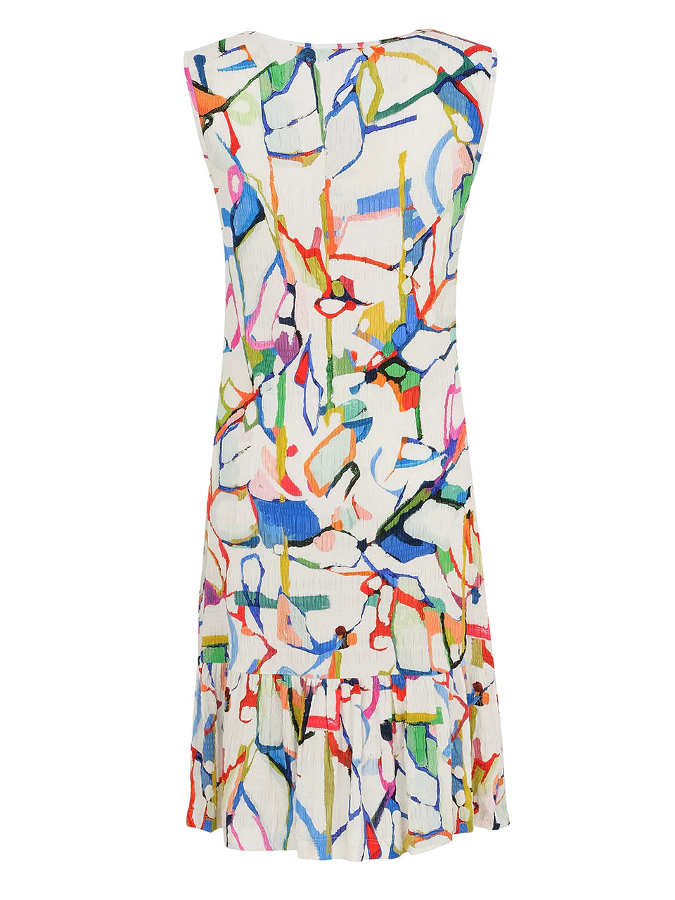 "Fighting The Wind" Artist Print Sleeveless Dress. Style DOLC25645