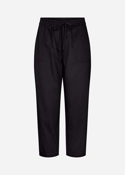 Pull-On Elastic Waist Solid Colour Cropped Pant. Style SOYA18042