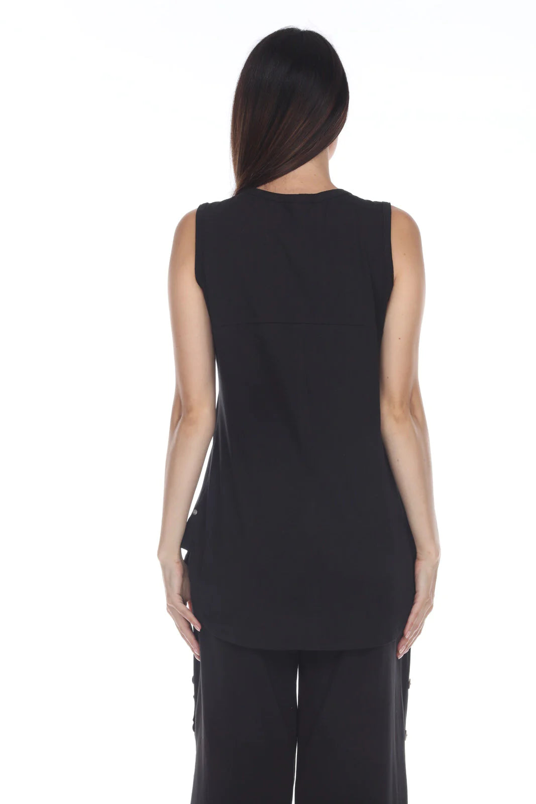 Spellbound Raw Edge Sleeveless Top. Style NB10413