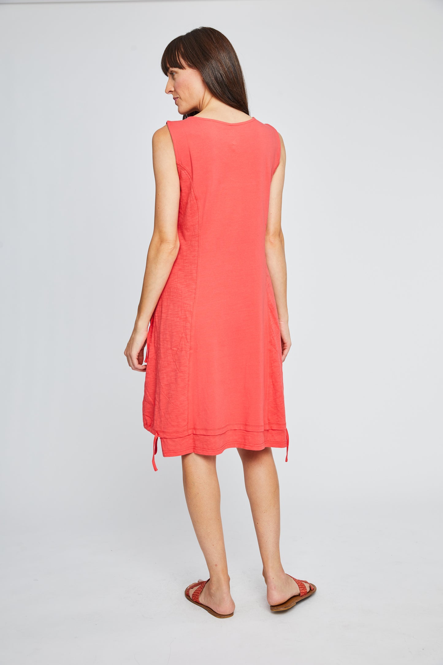 Slouch Pocket Notch Hem Dress. Style NB12008