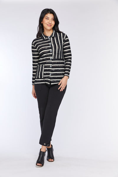 Vancouver Multi Striped Top. Style NB12078
