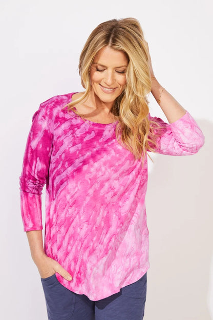 Mystic Dyed Long Sleeve Top. Style ESC13704