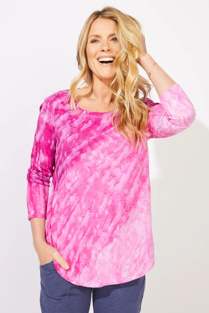 Mystic Dyed Long Sleeve Top. Style ESC13704