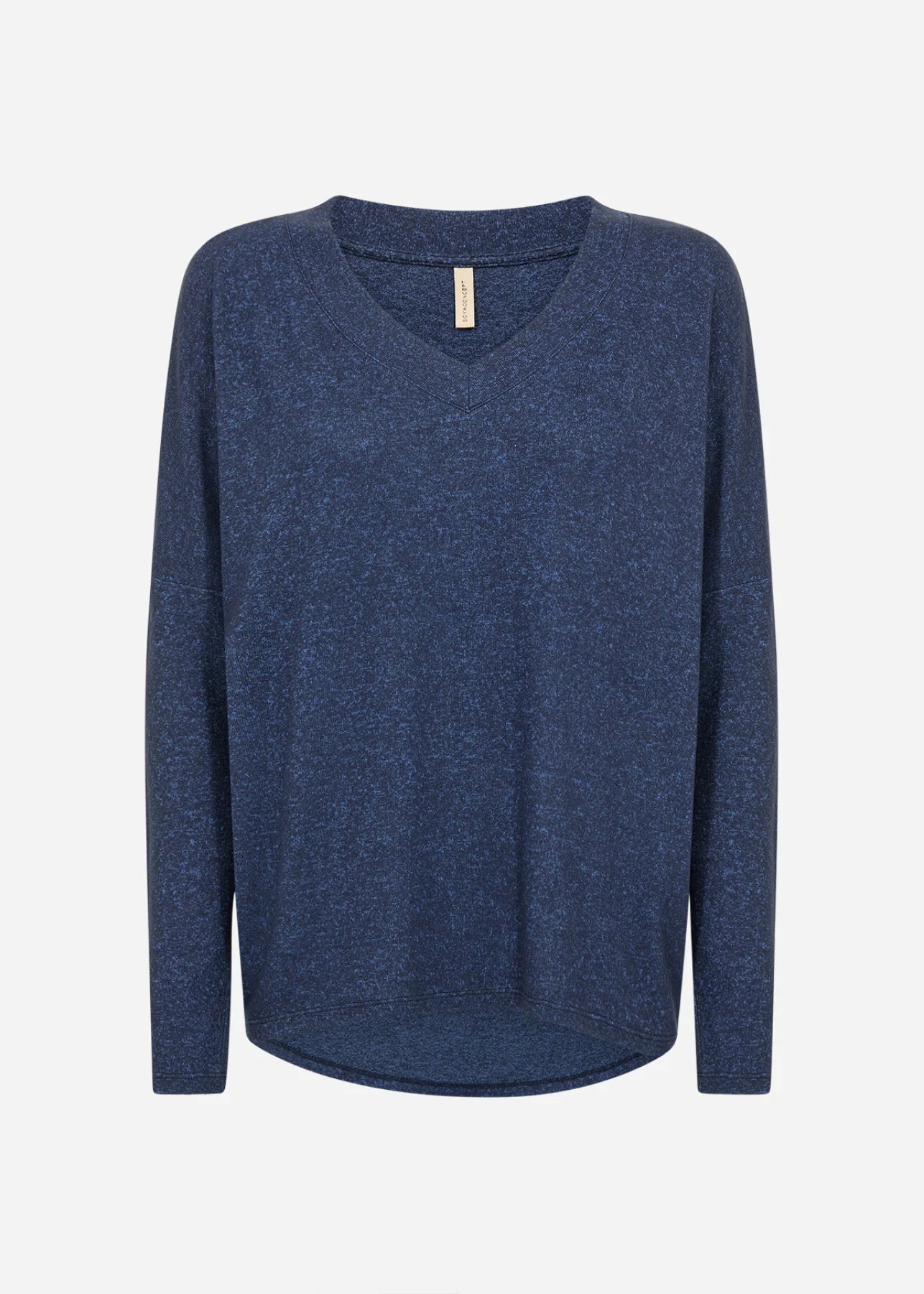 Long Sleeve V-Neck Drop Shoulder Top. Style SOYA25893