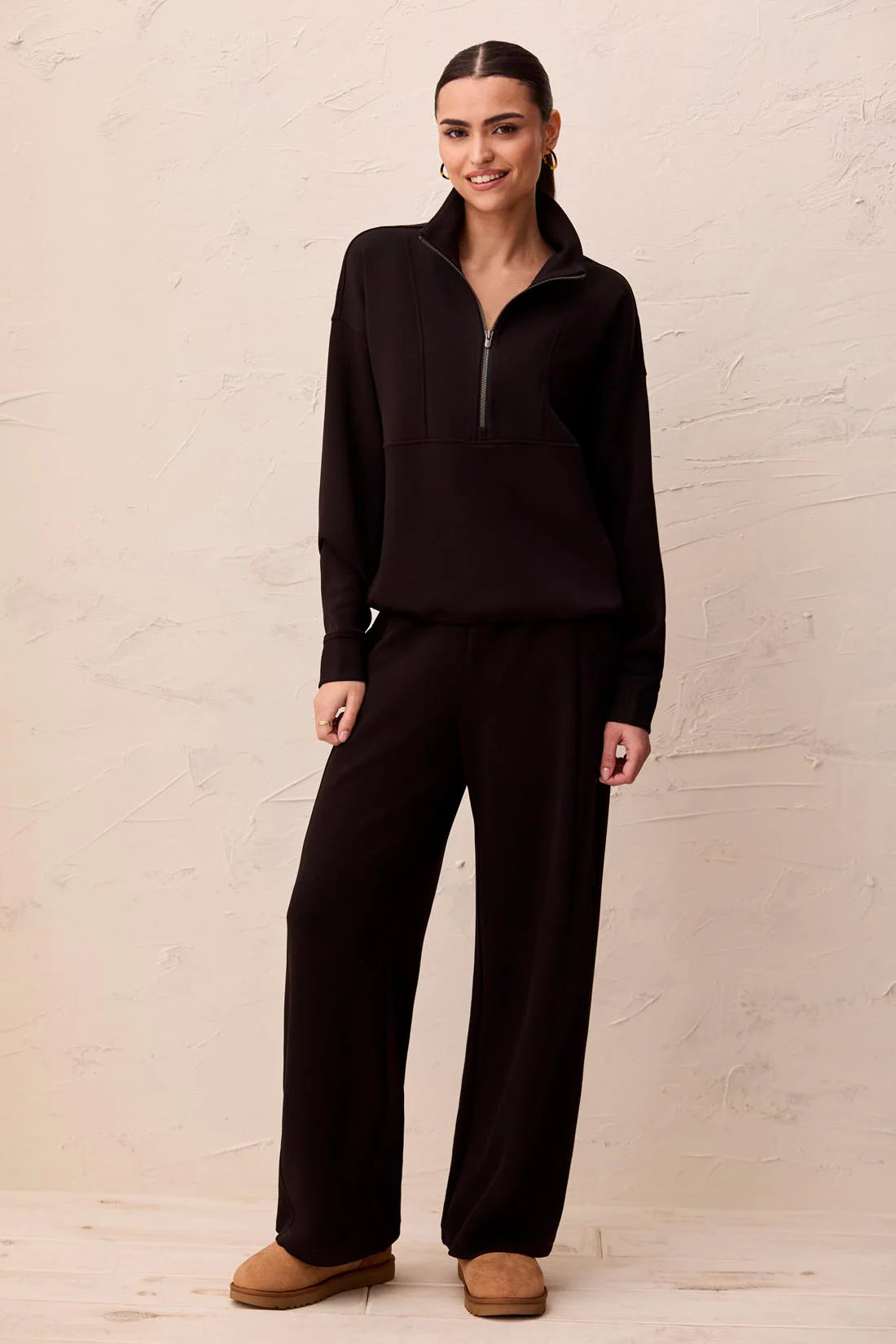 Techno Lux Quarter-Zip Funnel Neck Pullover. Style TR3188O-3390