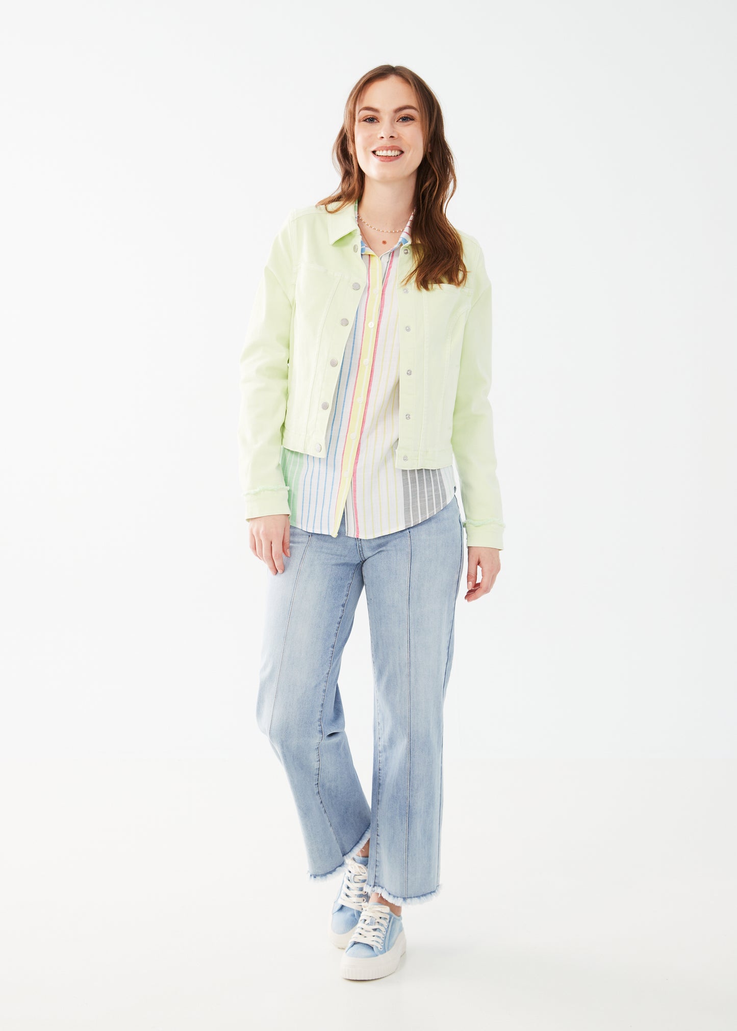 Euro Twill Cropped Jacket. Style FD1449511