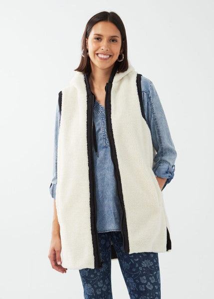 Reversible Quilted/Sherpa Vest. Style FD1514175