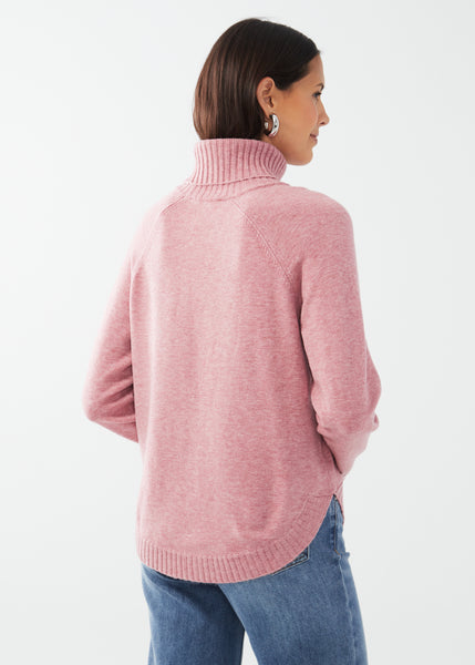 Rib Knit Turtle Neck Sweater in Multiple Colours. Style FD1515333