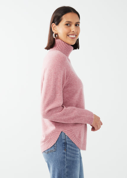Rib Knit Turtle Neck Sweater in Multiple Colours. Style FD1515333