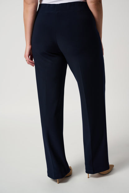 Pull On Straight Leg Pant in Black or Midnight. Style JR153088