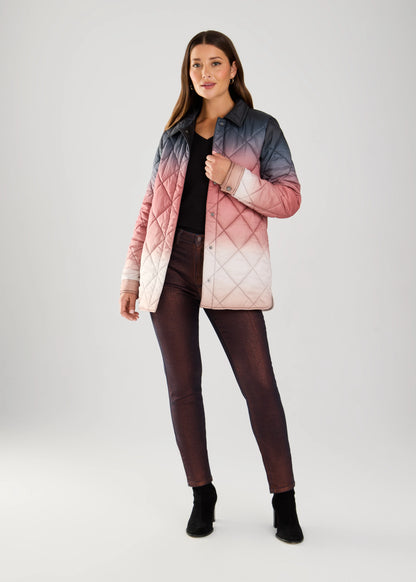 Qulited Ombre Outerwear. Style FD1608967