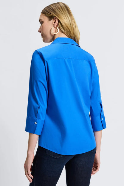 Mary Stretch No Iron Blouse. Style FC185062F4