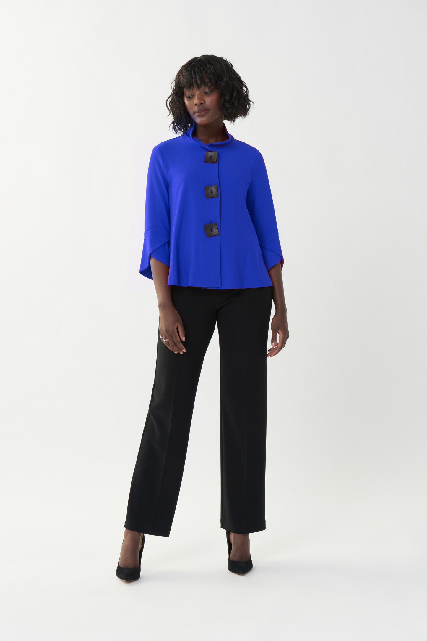 Classic Trapeze Jacket in Multiple Colours. Style JR193198TT