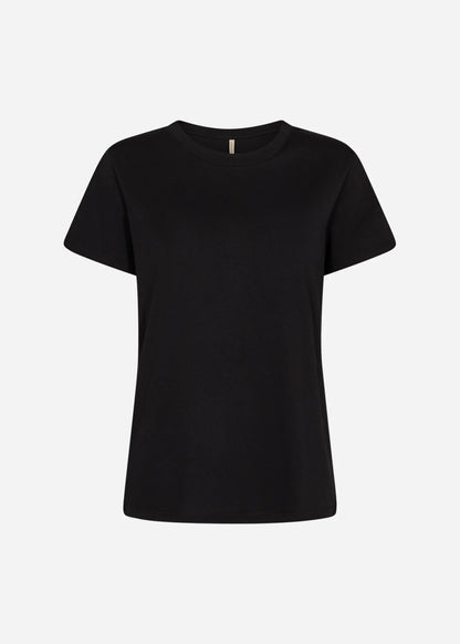 Basic Cotton Short Sleeve Round Neck Top. Style SOYA25689