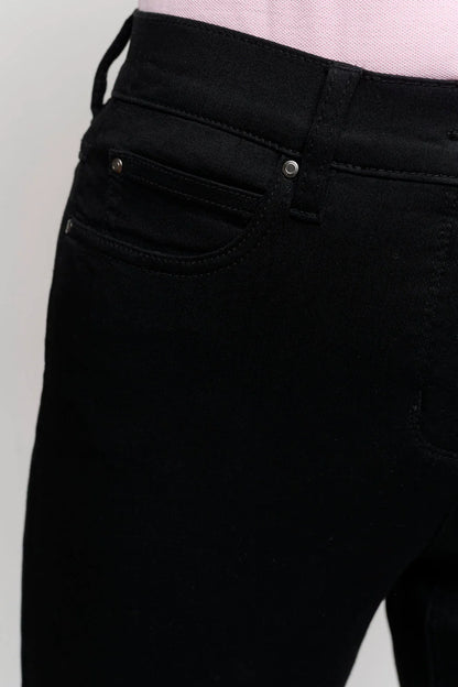 Ingrid Fit High Waist Wide Leg Black Jean. Style BTX204588