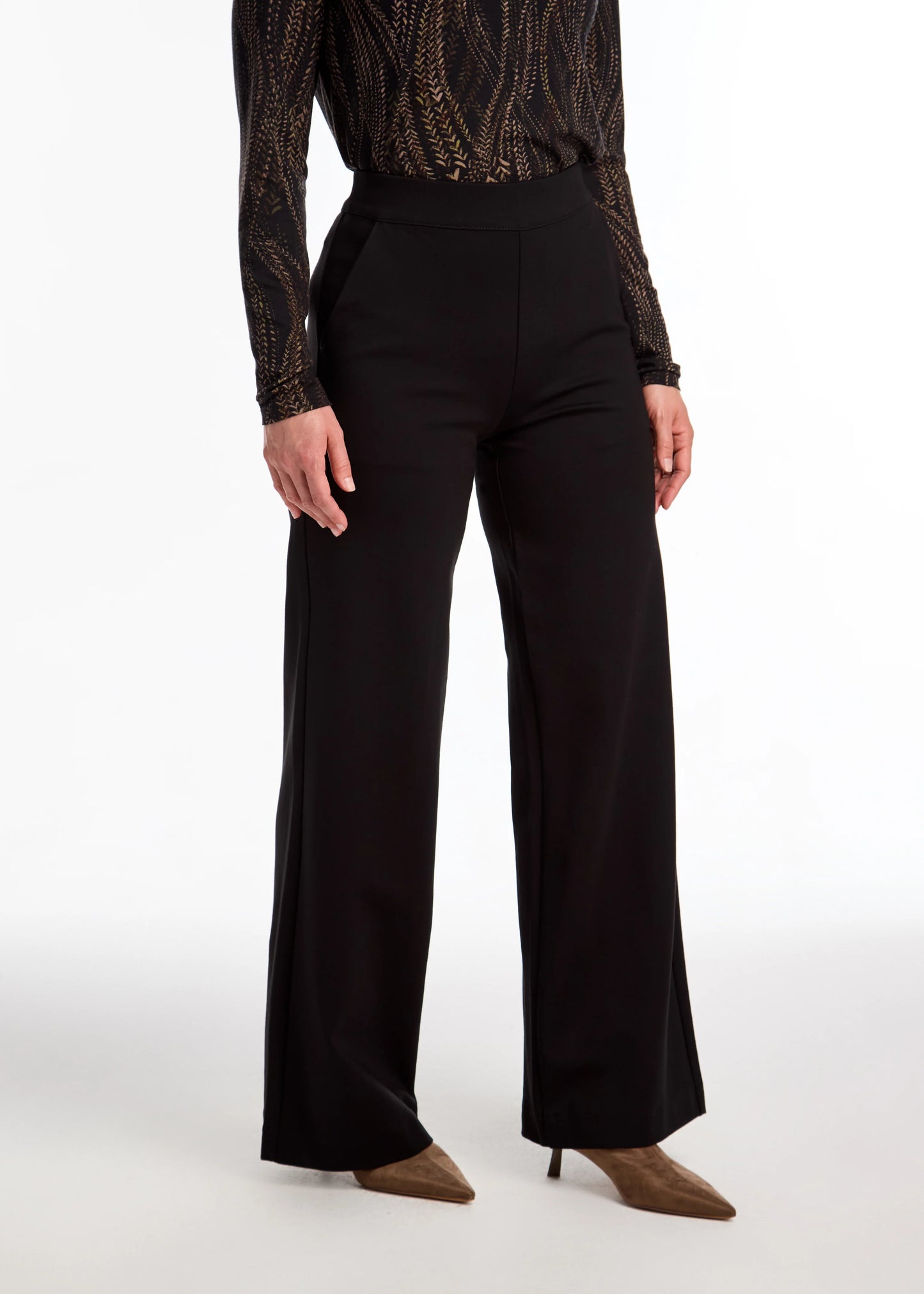 Pull On Wide Leg Pant. style FD2220396