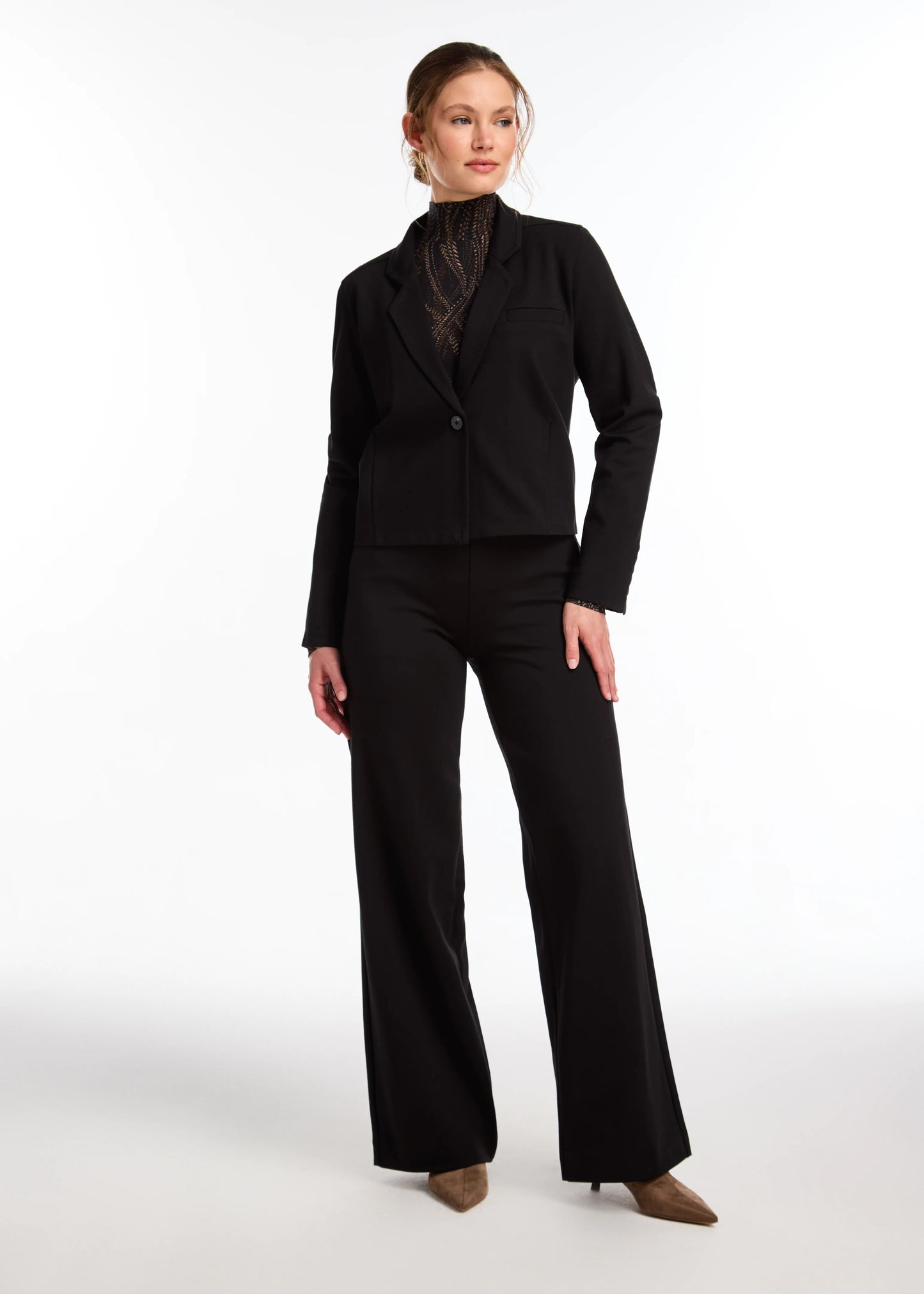 Pull On Wide Leg Pant. style FD2220396