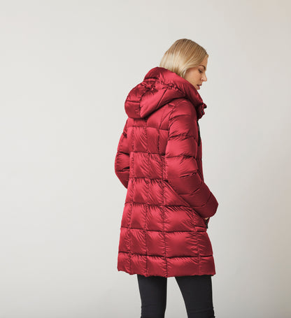 Grid Quilted Lightweight Down FIlled Outerwear. Style JUN2244