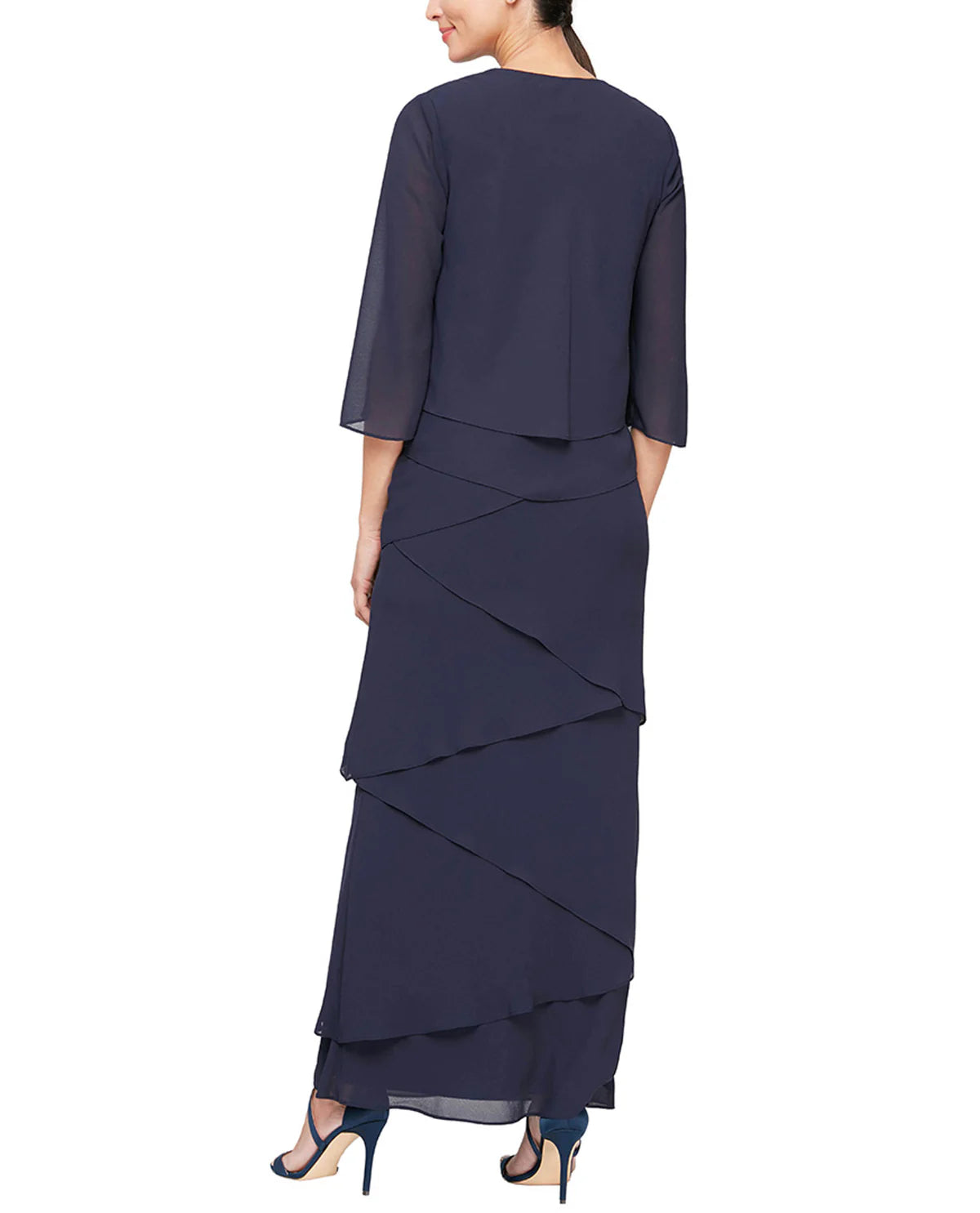 Two-Piece Dress & Jacket in Multiple Colours. Style ALE8192001