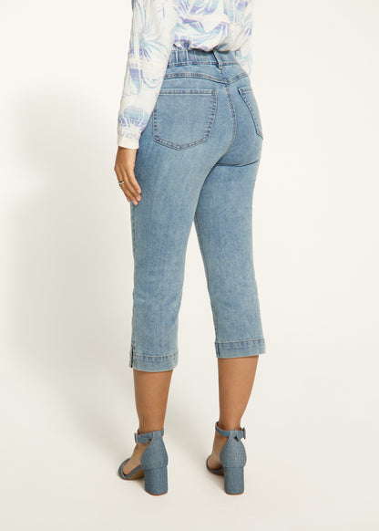 Pull On Stretch Denim Capri. Style FD2289669