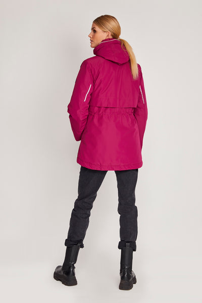 Detachable Hood Side Snap Waterproof Outerwear. Style FR755