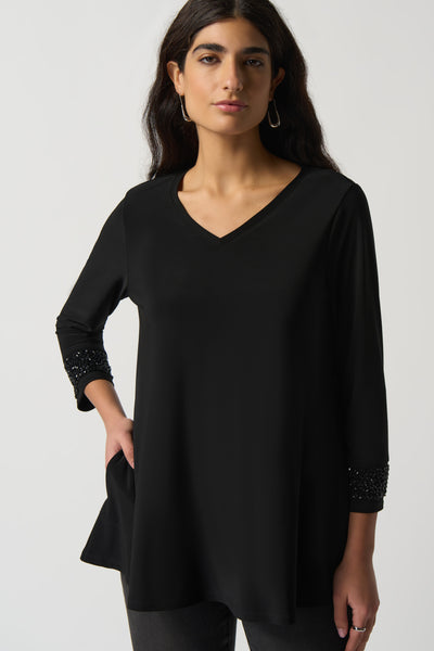 Fit & Flare V-Neck Tunic. Style JR233079