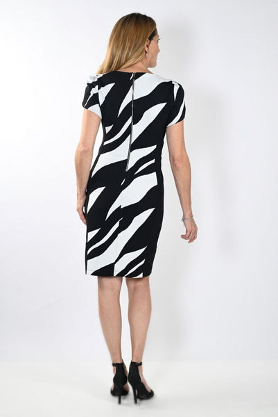 Zebra Print Soft Knit Dress. Style FL233211