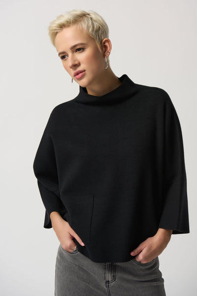 Funnel Neck Boxy Top in Multiple Colours. Style JR233907