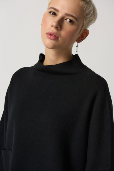 Funnel Neck Boxy Top in Multiple Colours. Style JR233907
