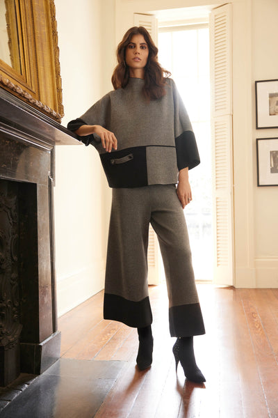 Colourblock Knit Culotte. Style JR233936