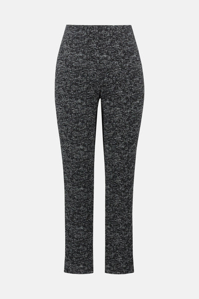 Jacquard Knit Cropped Slim Fit Pants. Style JR234116
