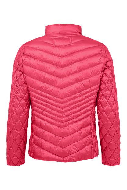 Lightweight Multi Quilted High Collar Jacket. Style FR101