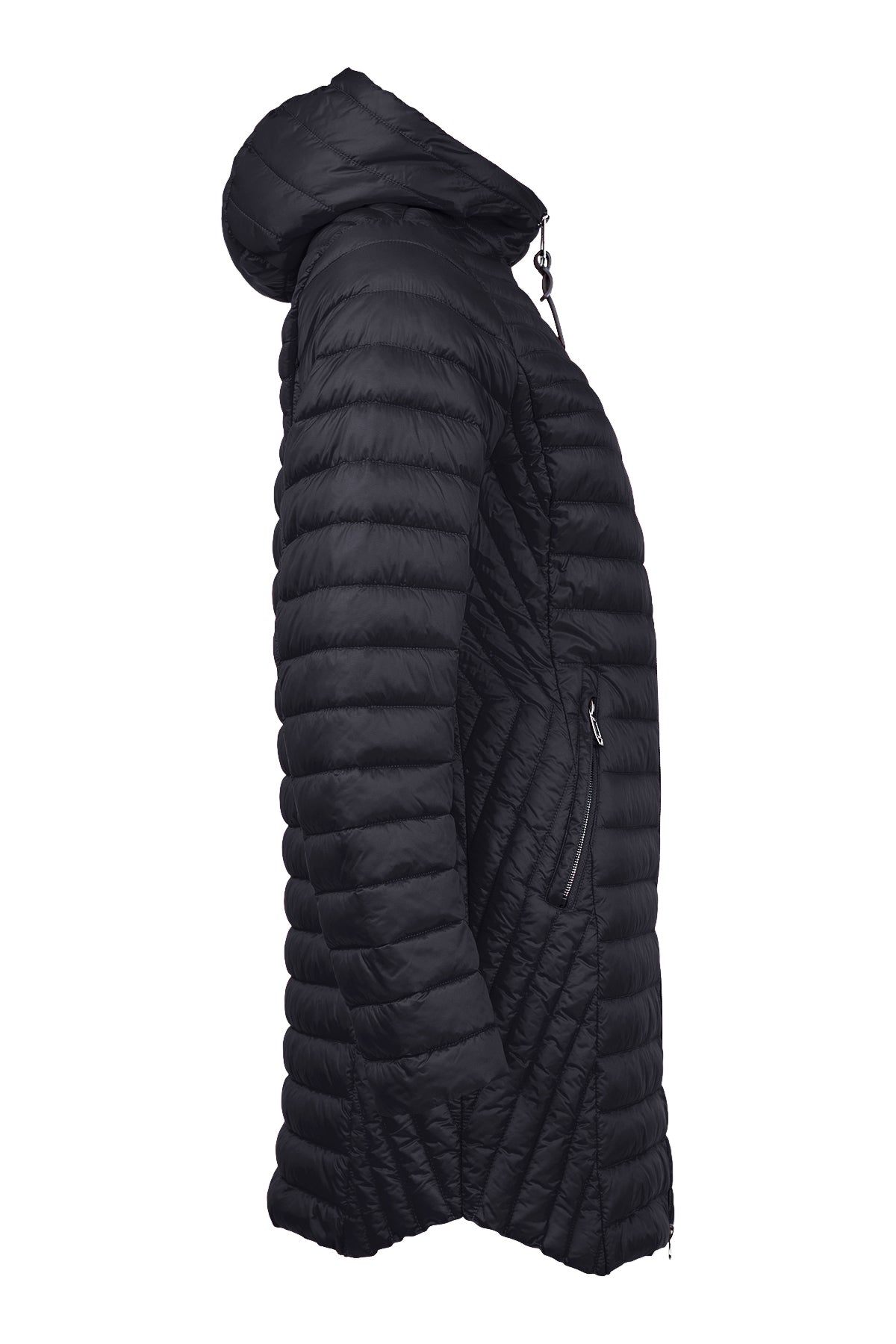 Lightweight Mid Length Quilted Puffer Outerwear. Style FR104