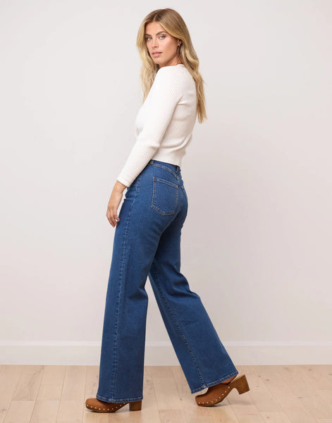 Lily Wide Leg Classic Jean. Style YJ2410